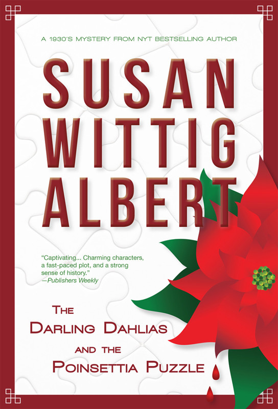 Cover of The Darling Dahlias and the Poinsettia Puzzle